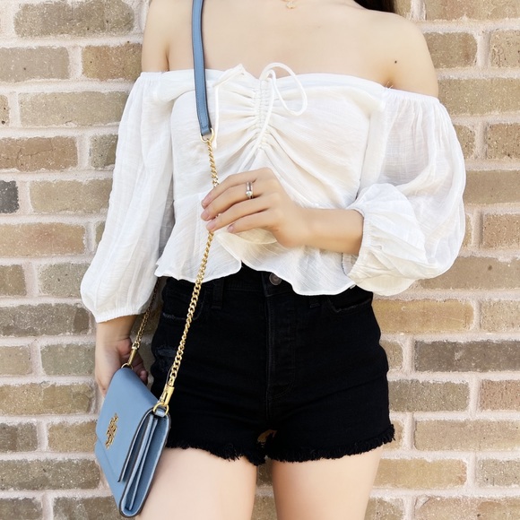 Tory Burch wallet crossbody blue - Picture 6 of 8